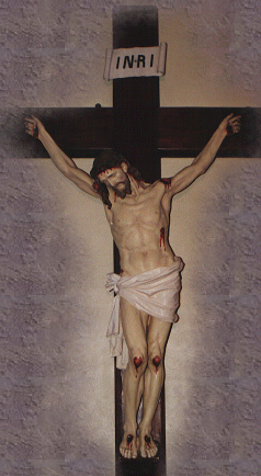 Crucifix a Co-Cathedrale-life size crucifix