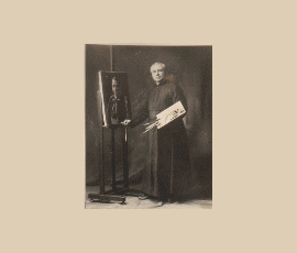 Portrait d'un confrère de l'abbé Maillard.
Portrait of a colleague of Father Maillard.