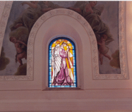 Ange gardien – reproduction des anges gardiens de Msgr Charles Maillard.
Guardian angel – a reproduction of Msgr. Charles Maillard’s angels.